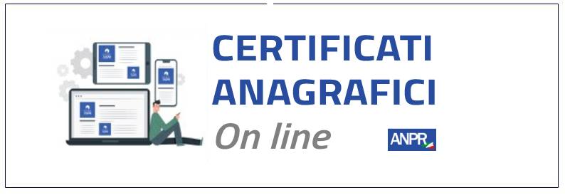ANPR SERVIZIO AL CITTADINO - Certificati anagrafici online
